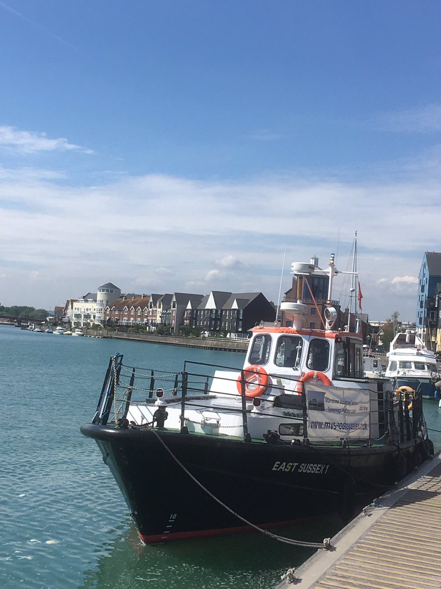 Maritime Volunteer Service is currently in #Littlehampton harbour. Say hello if you’re passing to these lovely enthusiastic gentlemen.