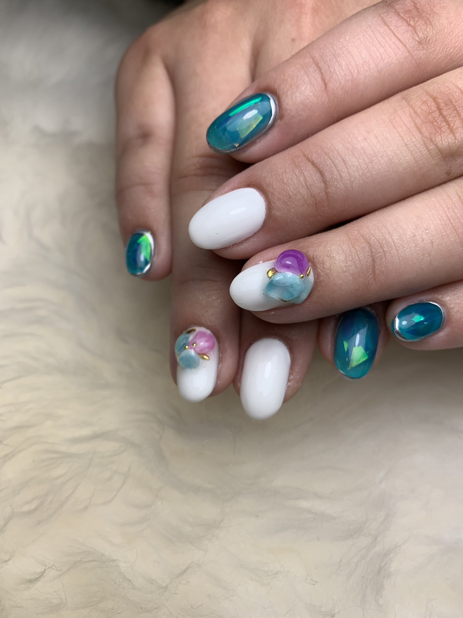 Glossy Nail Tsumeya 夏先取りネイル Glossynail フィルイン大阪 育爪 艶爪 オフィスネイル ジェルネイル 美フォルムネイル パーフェクトフィルイン大阪 生野区ネイルサロン 布施ネイルサロン 東成区ネイルサロン 小路ネイルサロン 北巽