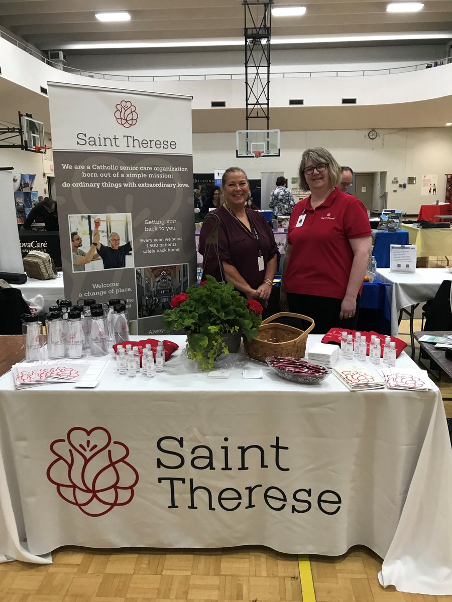 SaintThereseMN's tweet photo. @SaintThereseMN is at the @ymca EPIC #ForeverWell Healthy Aging Day #healthfair today! @YMCATwinCities @NewHopeMN #seniorcare #healthyaging https://t.co/Zkc7MMdrhg