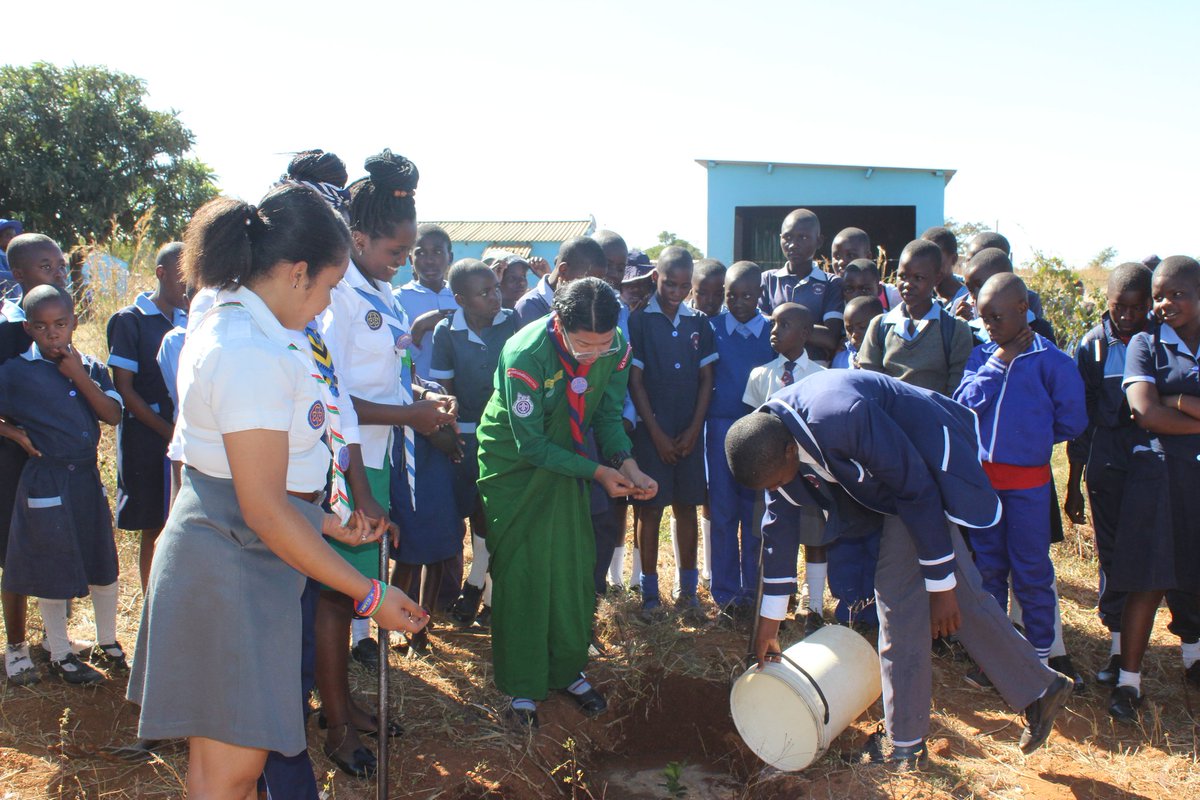 ZimbabweYess's tweet photo. On the very same day we planted 500 trees in Jonas Primary School Field. We were helped by the School administration and the students as well.
#greentechgeneration
#letsgrowgreen
#protectourenvironment
#yessgirlsmovement
#yess2019
#yessgirlsteamzimbabwe
#Norecno 
#WAGGGS https://t.co/4rWghNtMDU