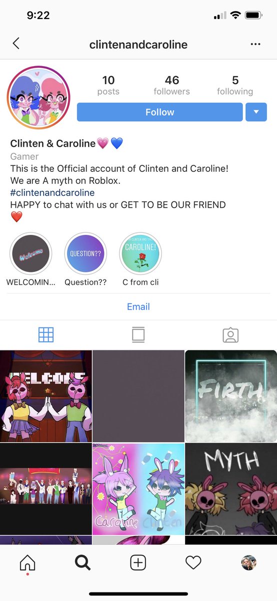 Caroline Clinten Blm On Twitter It Has Come To Our Attention By Our Good Friend Israel Sans That An Imposter Has Created An Instagram Account Under Our Name Is Fraudulently Saying - clinten roblox myths
