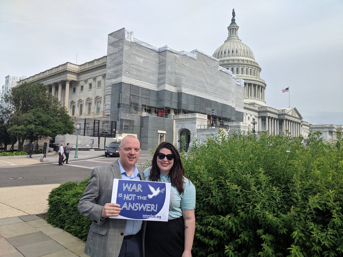 katiebreslin's tweet photo. The US has been at war for the majority of my lifetime. I'm grateful for the generations of peace activists who worked towards a world free of war, the advocates (@FCNL Advocacy Teams) lobbying to #EndTheAUMF, &amp; the members of Congress who speak out against #endlesswars. https://t.co/0KjGaOLS2O
