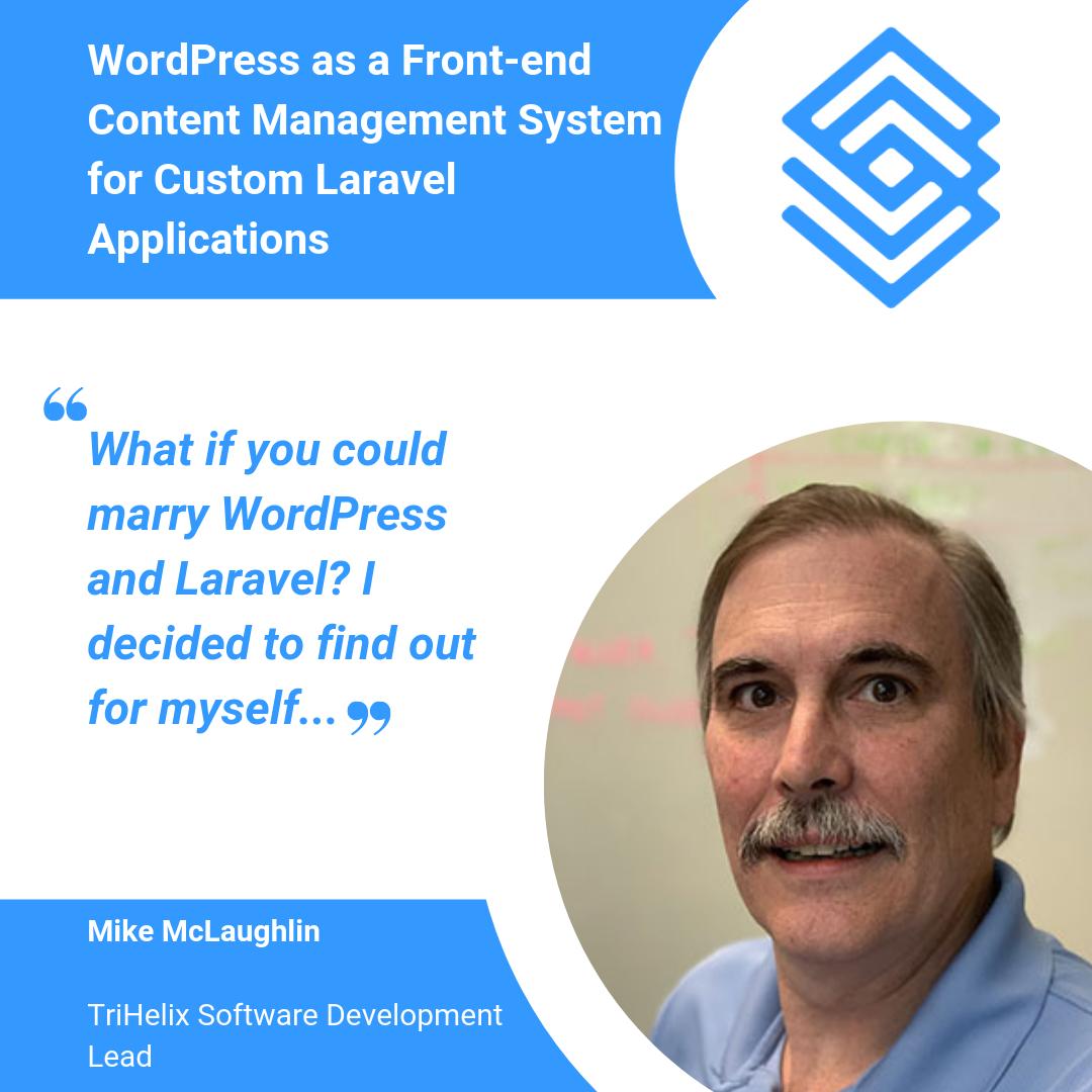 TrihelixSW's tweet image. "What if you could marry WordPress and Laravel? I decided to find out for myself..." 

Our very own Mike McLaughlin has some insights that could help several development teams. Check out the full article on our site: zurl.co/3iNe