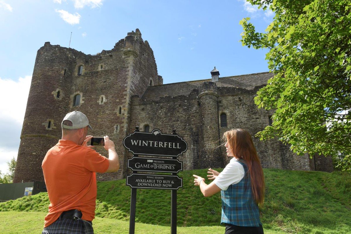 HistEnvScot's tweet photo. Winter is coming…to Doune Castle!
For one week only, Doune Castle has been renamed Winterfell to celebrate #GameofThrones after being used as the filming location for the pilot episode
Get your selfie with the sign before it’s gone! #GoTTakeover @HBO_UK https://t.co/JjOiEVsi6d https://t.co/lcHPd8YUuI