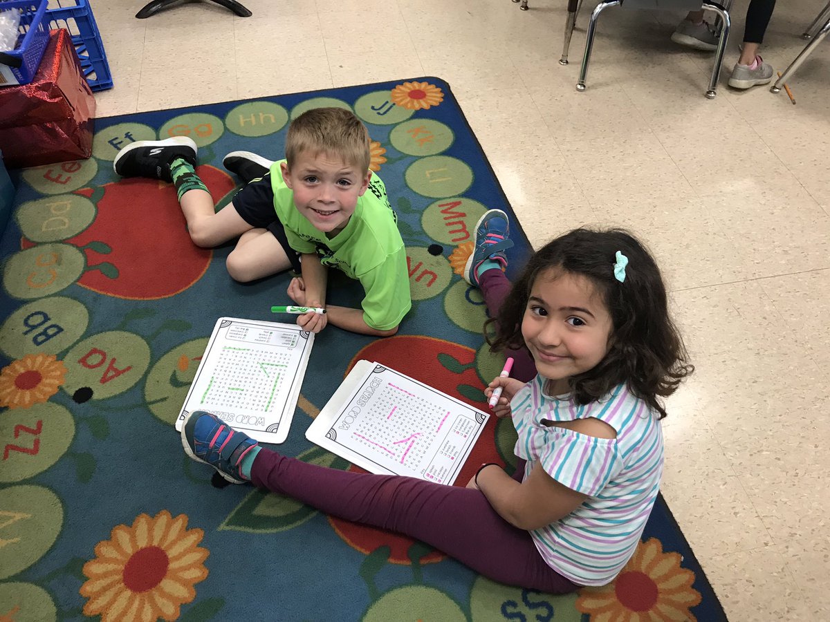 Partner Day Fun In First grade! #weare44 #madison44