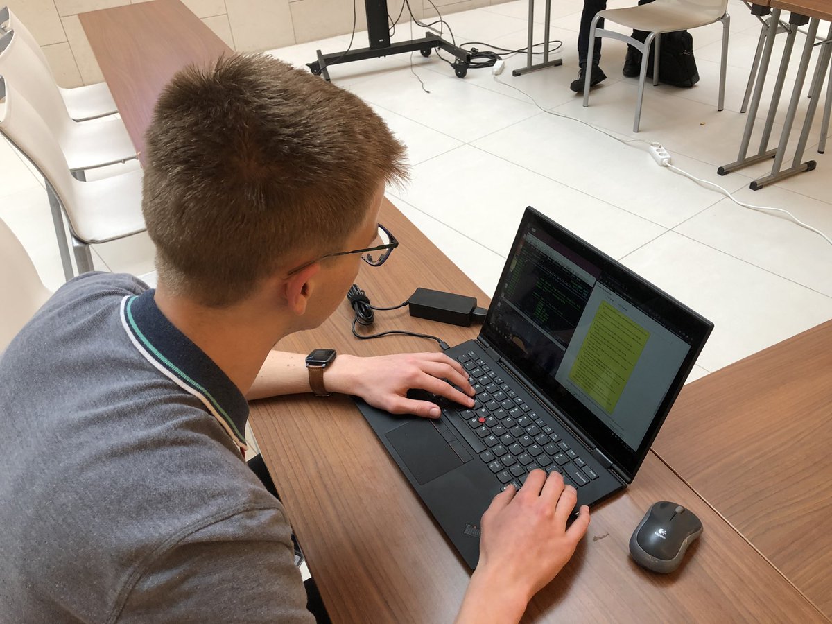 IEBUPDTE's tweet photo. Day 3 of #zTechU and already he’s working on a 3270 screen, solving part 2 of the #MTM challenge #FutureMainframer https://t.co/01JEvbCxtp