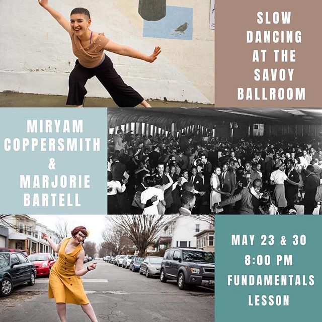 jazzattacktwts's tweet photo. Lesson Announcement: Slow Dancing at the Savoy Ballroom Part 1 of 2 with Miryam Coppersmith and Marjorie Bartell

Come beat the heat with Miryam and Marjorie as they teach some of the slower dances done along side Lindy Hop at the Savoy Ballroom! They wi… https://t.co/hxTZEAMYg8 https://t.co/YmzCtHDmQZ