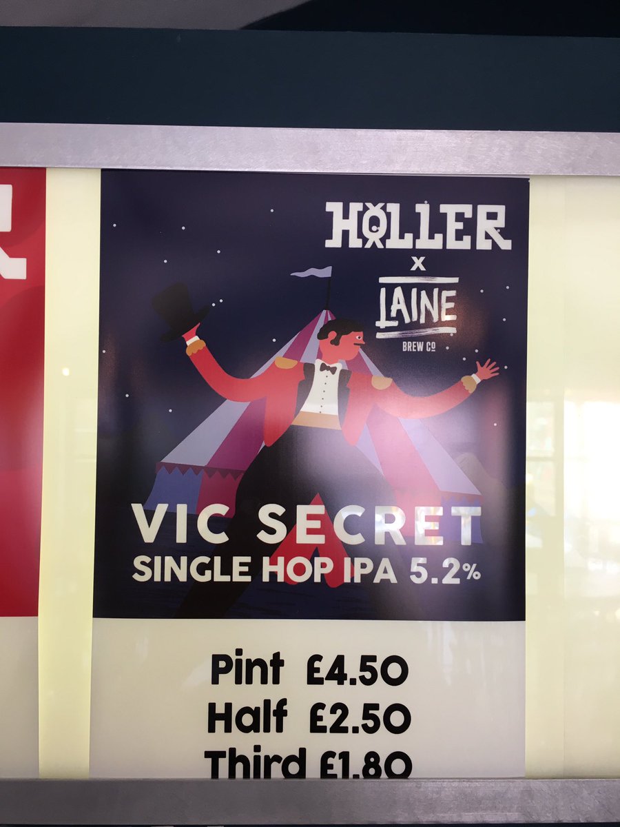 JohnWoodgate7's tweet image. Vic Secret is a secret no more! Smashing collab with @LaineBrewCo  and @HollerBrewery robust yet super refreshing brew. Lemons, oranges, slight kiwi flavours. A winner, fresh on @HollerTap #drinkgoodbeer #brightonbeer #aussiehops