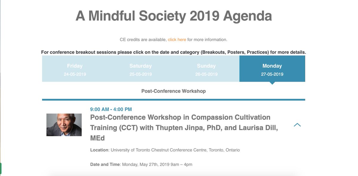lnkd.in/eSe7FwE
Full day Compassion Cultivation workshop presentation with the esteemed Thupten Jinpa in Toronto !! 
Looking forward !! hashtag#compassion. hashtag#amindfulsociety