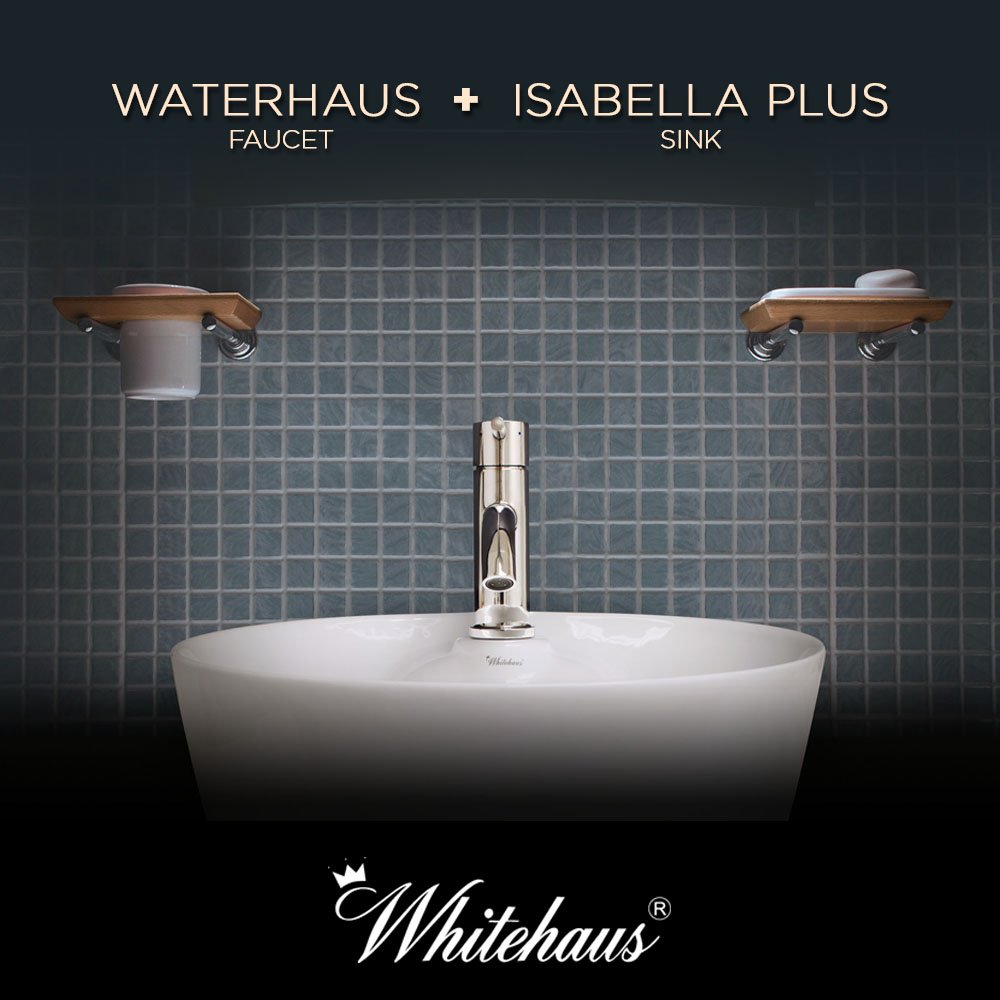 #WednesdayMood: Contrasting white
Whitehaus Collection's <a href="/WhitehausC/">Whitehaus Collection</a> Waterhaus faucet + Isabella Plus sink

WHS0111-SB solid stainless steel, single hole faucet, in Polished Stainless Steel
whitehauscollection.com/product/whs011…
WH71306 above mount basin
whitehauscollection.com/product/wh7130…