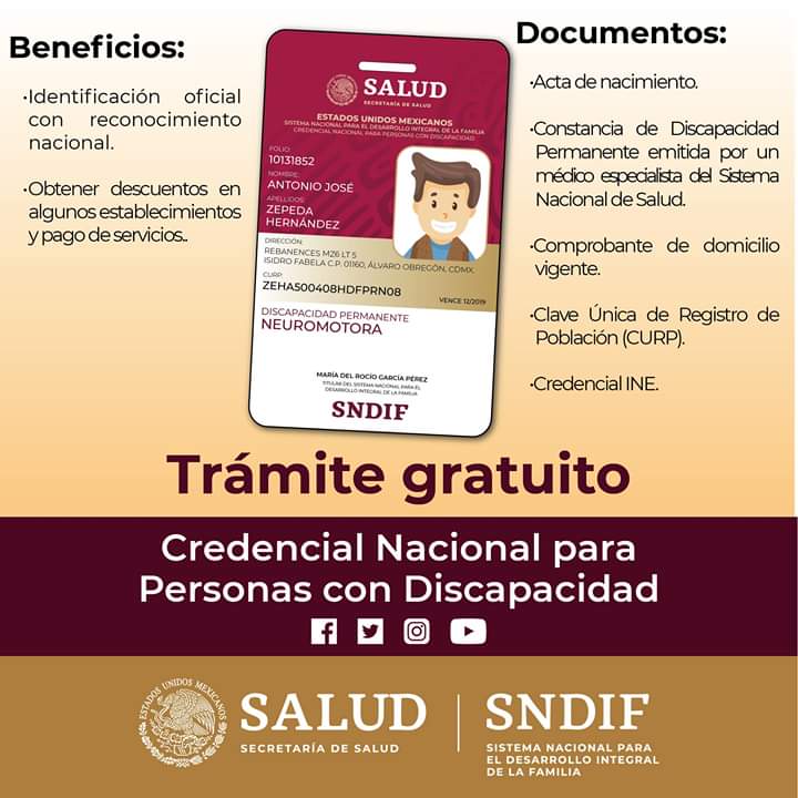 Grrisselle's tweet image. Credencial nacional para personas con #discapacidad.

#FINDEDIS #PcD