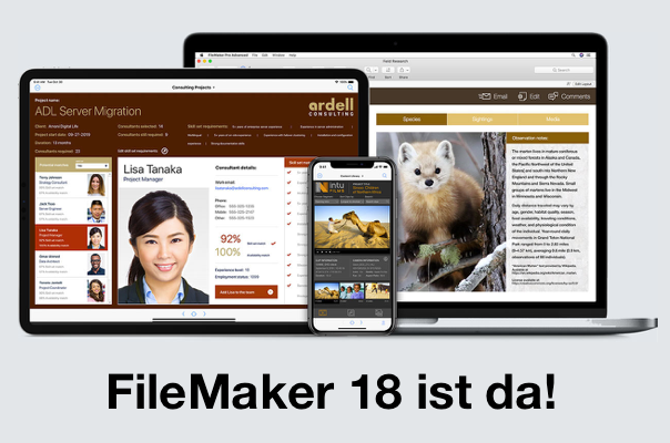 FMM_online's tweet photo. Heute um 15 Uhr wurde die neue #FileMaker Plattform bereitgestellt. FileMaker 18 bietet viele neue Entwickler-Funktionen, Sicherheitsverbesserungen und Optimierungen für FileMaker Server. Im Vertrieb des K&amp;K Verlags erhältlich. #filemaker #filemaker18
https://t.co/Nmd0MsU8uv https://t.co/cyh8yS7x0c