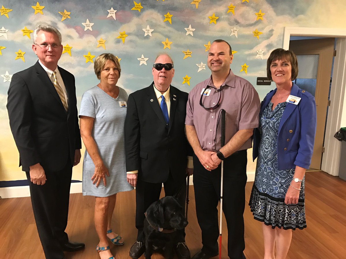 LighthouseSWFL's tweet image. Michael Hingson, blind since birth, shared his inspirational story of courage and independence to 50 attendees at a special event held on May 2, 2019, co-hosted by Lighthouse of SWFL and Cypress Lake United Methodist Church.