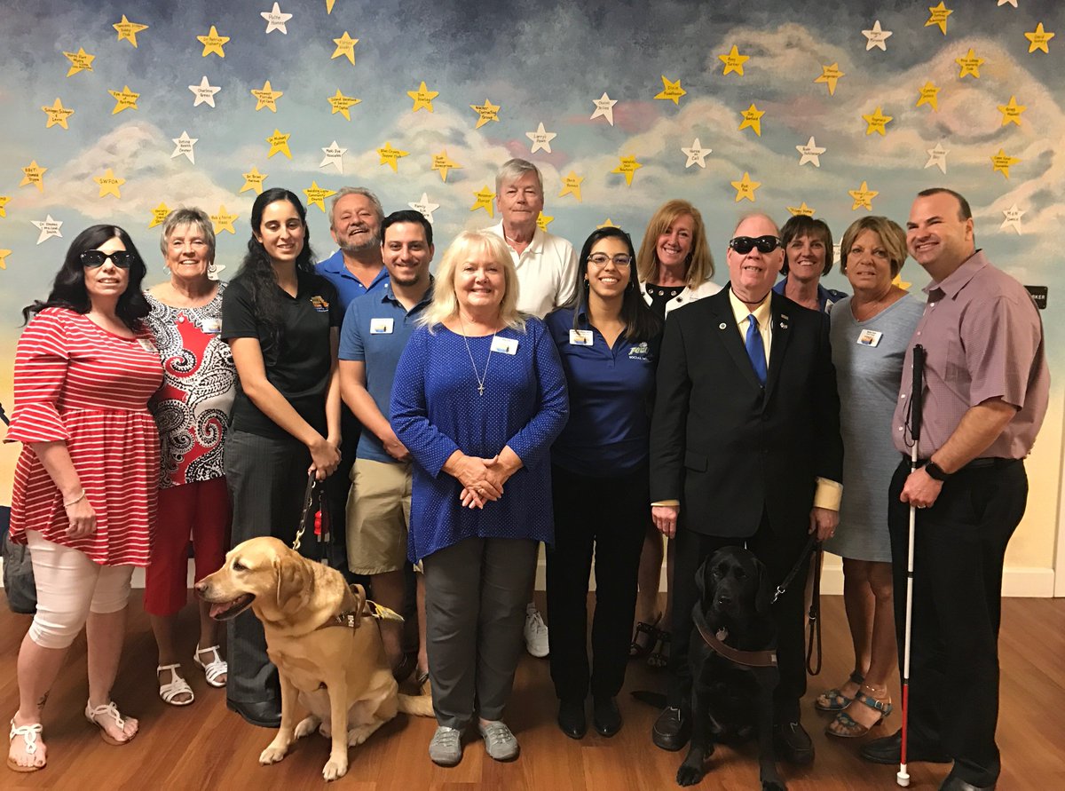 LighthouseSWFL's tweet image. Michael Hingson, blind since birth, shared his inspirational story of courage and independence to 50 attendees at a special event held on May 2, 2019, co-hosted by Lighthouse of SWFL and Cypress Lake United Methodist Church.
