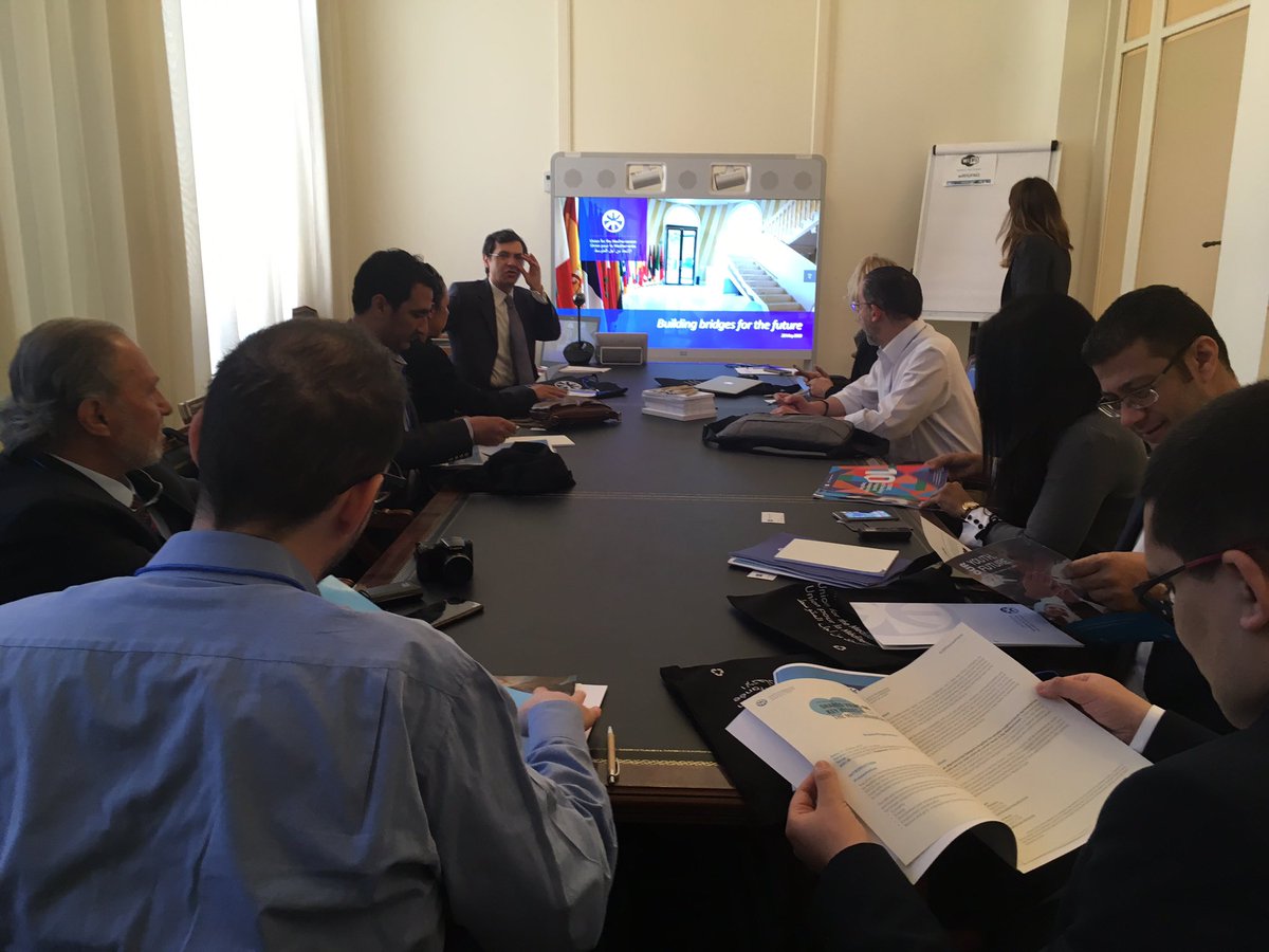 MlinMarine's tweet photo. Presenting the @UfMSecretariat to journalists from around the region! This beautiful region that is the #Mediterranean has a positive agenda full of ideas and projects #SharedViews https://t.co/cSEBJmmSsZ