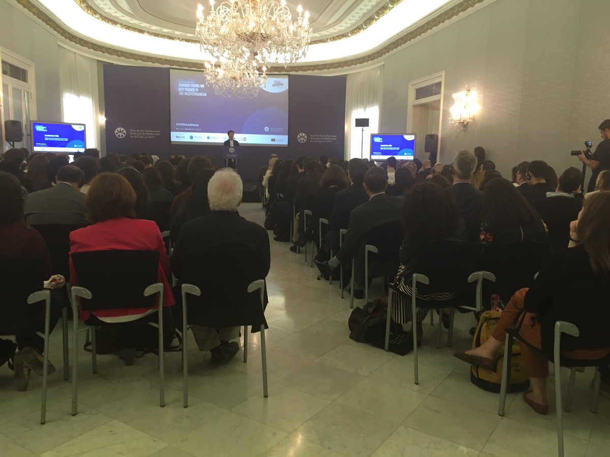 MlinMarine's tweet photo. Presenting the @UfMSecretariat to journalists from around the region! This beautiful region that is the #Mediterranean has a positive agenda full of ideas and projects #SharedViews https://t.co/cSEBJmmSsZ