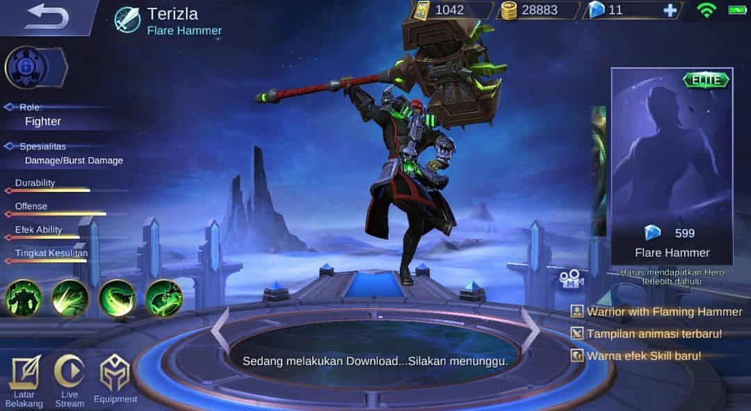 ml_updatesMY's tweet photo. [UPCOMING NEW SKIN]

1. Moskov- Decapitator
2. Gord- No. 1 Controller
3. Terizla- Flare Hammer

#MobileLegendsUpdate 
#MobileLegends 
#mobilelegendsbangbang https://t.co/i0DUOoSA7n