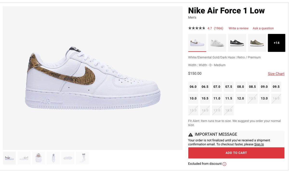 air force 1 ivory snake on feet