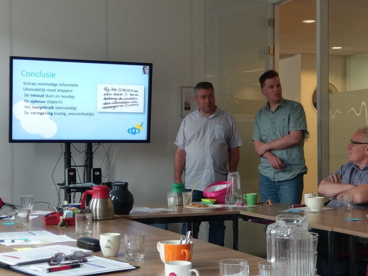 Vandaag hebben we verschillende workshops gehad over het #vnverdrag. Ook hebben we zelf een workshop gegeven "Waarom moeilijk doen als het makkelijk kan". #inclusie <a href="/Iederin/">Ieder(in)</a> <a href="/KansPlusNL/">KansPlus.nl</a> <a href="/zorgbelangfrl/">Zorgbelang Fryslân</a> <a href="/LFBNederland/">LFB</a> #sociaaldomein
