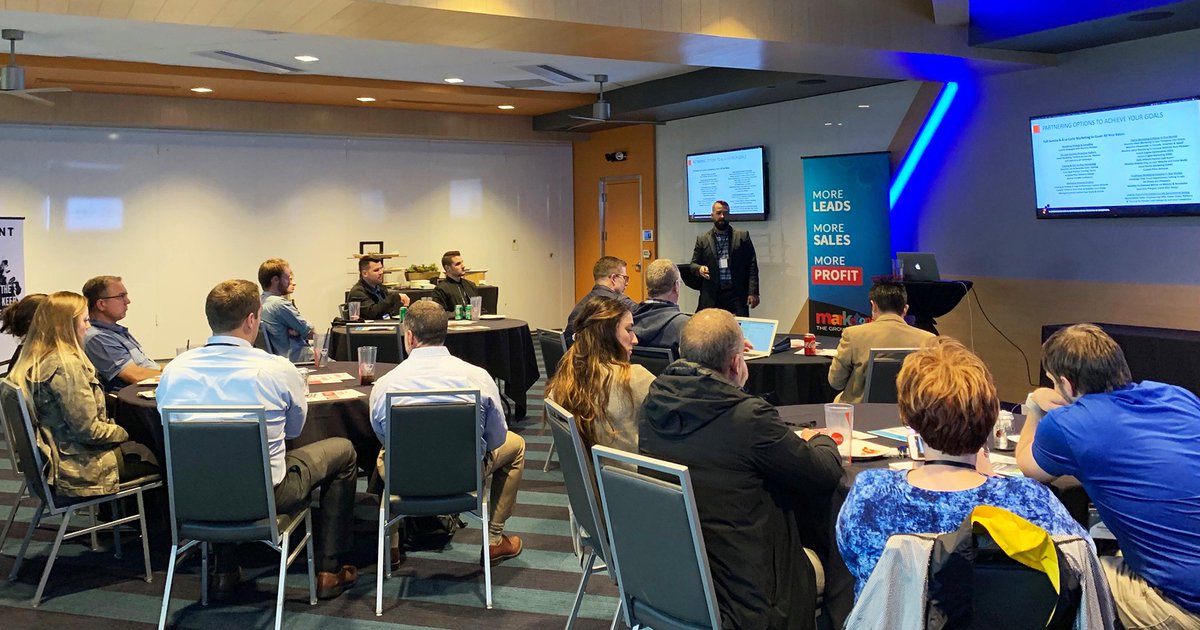 4u2grow's tweet photo. We had a full house at last night's 4u2Grow Roadshow in Salt Lake City! Thank you to all of our new MSP friends that joined us for our hands-on workshop. And a special "thank you" to @ID_Agent for sponsoring the event. Next stop: Columbus, OH! https://t.co/Zuli13WjCG https://t.co/WjaJJS1eGO