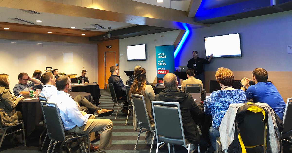 4u2grow's tweet photo. We had a full house at last night's 4u2Grow Roadshow in Salt Lake City! Thank you to all of our new MSP friends that joined us for our hands-on workshop. And a special "thank you" to @ID_Agent for sponsoring the event. Next stop: Columbus, OH! https://t.co/Zuli13WjCG https://t.co/WjaJJS1eGO