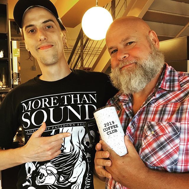 tableraleigh's tweet photo. Be like Bill and join the Coffee Club!! What is the Coffee Club? $50 bucks gets you this cool mug AND unlimited coffee for the rest of the year! Hard to beat that! @larryscoffee @wearebaysix #tableraleigh #tablematters #nonprofit #raleigh https://t.co/enNft13iyf