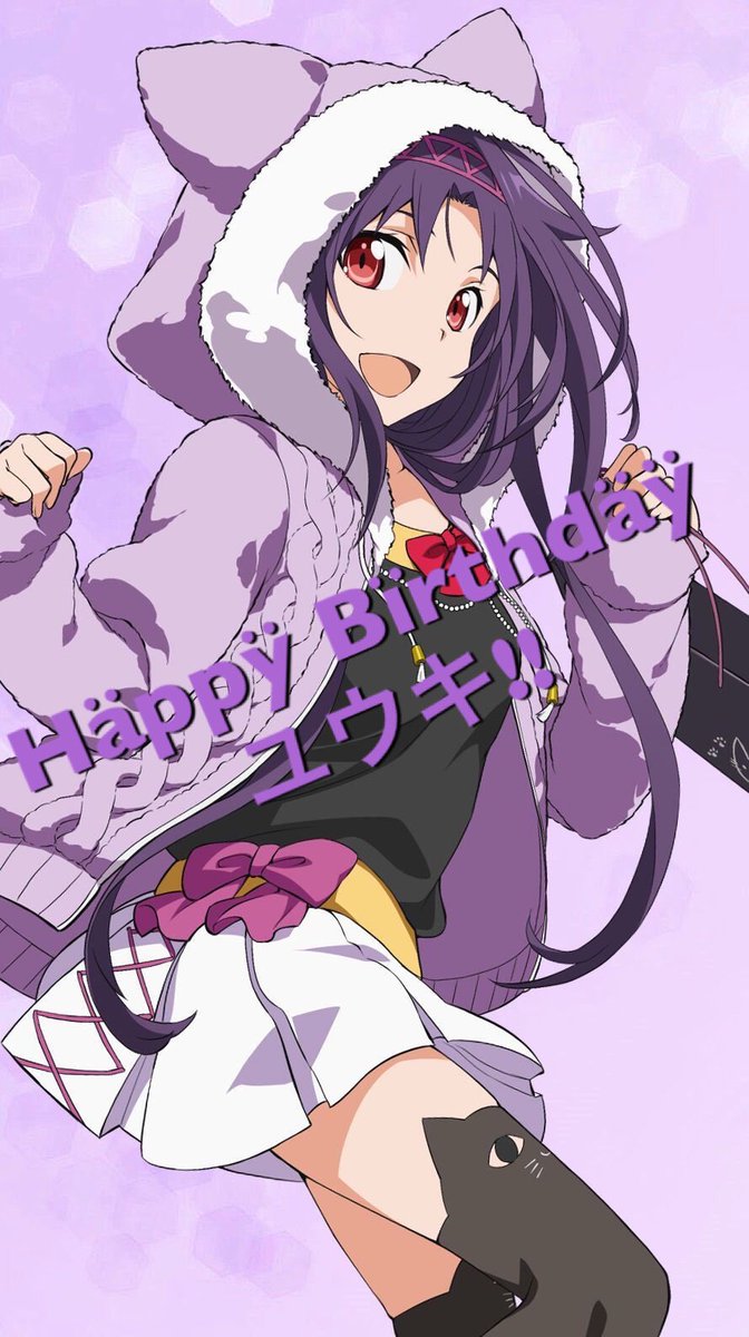 toto42530320's tweet photo. ♡*:.ᕼᗩᑭᑭY ᗷIᖇTᕼᗞᗩY.:*♡
ユウキ!!SAOのヒロインキャラで1番好きだ!!!その分感動したし絶対に忘れられないキャラです……本当に大好きです……
 #ユウキ生誕祭2019 
#SAO 
#ソードアート・オンライン
#ユウキ生誕祭 
#SAO好きと繋がりたい 
#sao 
#RTした人全員フォローする (sao好きだけ) https://t.co/2gGKR8dCuv