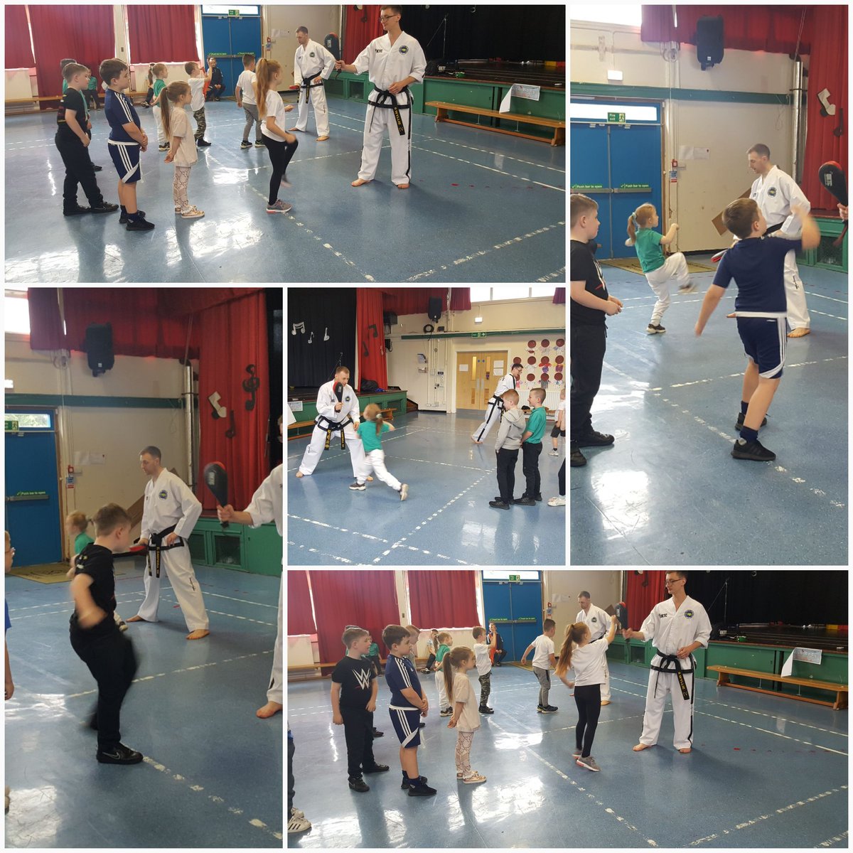 HuntersEco's tweet photo. We loved our taster session from UKTC 🥋🥋🥋#healthweek #beingactive @LawmuirPS @missjburke https://t.co/T3B5KbnD3A