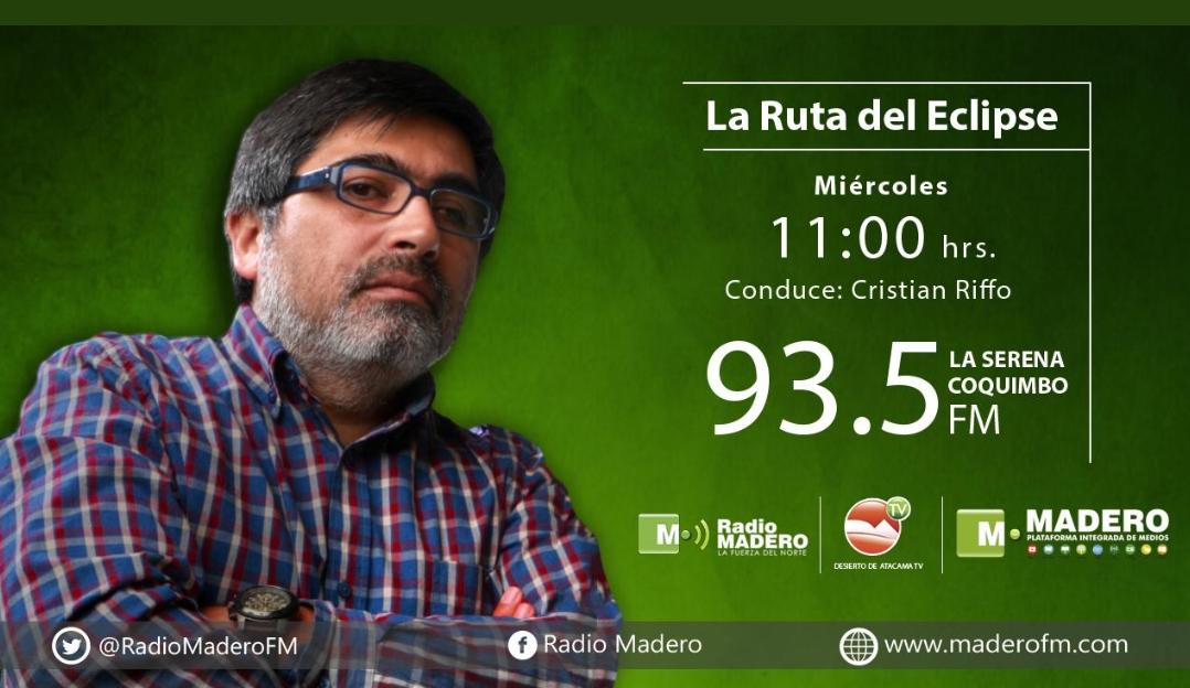 lavozdelnortecl's tweet photo. Ahora comienza. #enlarutadeleclipse en Radio Madero. Invitado Ivánn Castro, fotógrafo y Cazador de Eclipses. @radiomaderofm @SegegobCoquimbo @sernaturcoquimb @ https://t.co/Xlcz1FTHNt