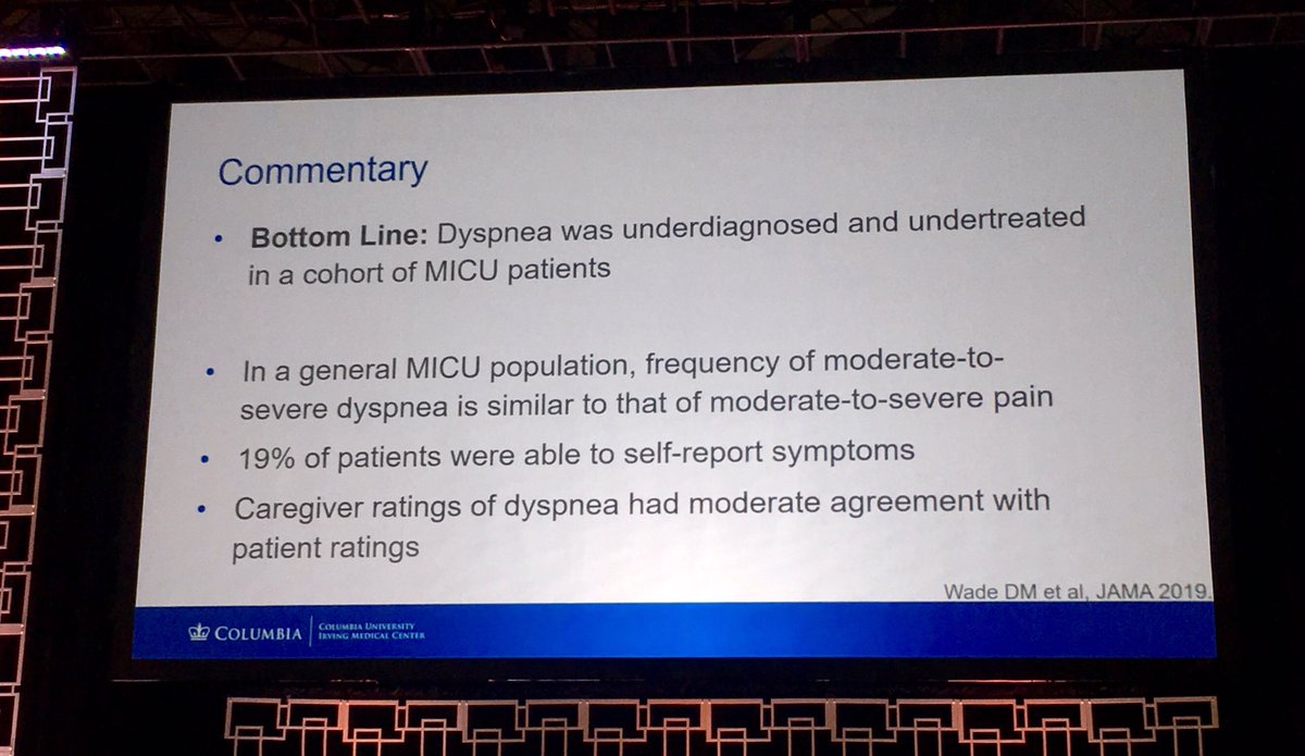 GarchaMed's tweet image. How do we do at detecting dyspnea in MICU ? - Poorly. - Dr. May #pallipulm #ATS2019