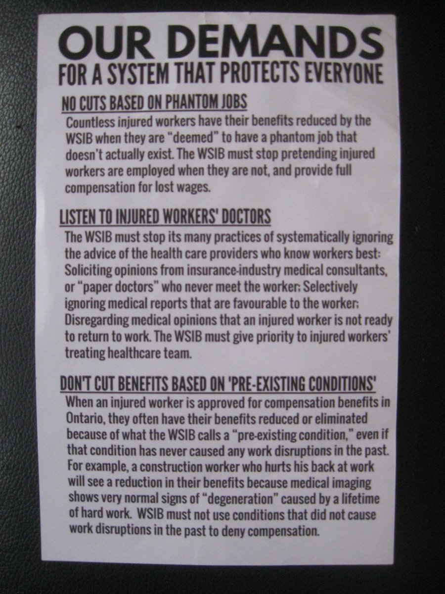 occupywsib's tweet photo. Let's #Remember that ALL 3 major political parties in #Ontario have FAILED to #EndDeeming of #InjuredWorkers by @WSIB including @OntarioNDP under Premier Bob Rae, @OntarioPCParty under Mike Harris & @ontario_liberal under Dalton McGuinty & @Kathleen_Wynne. SHAME ON @ONgov & #WSIB https://t.co/kysABQasmc