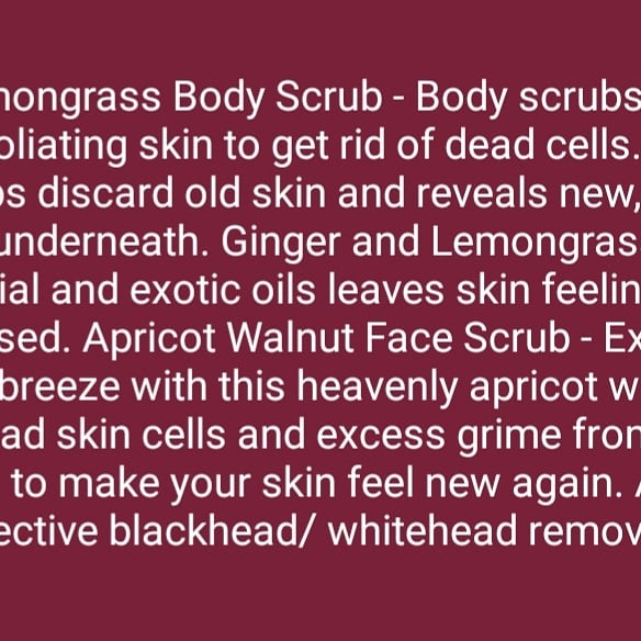 Zillonlife_GL's tweet photo. What you put on the outside of your body is just as important as what you put in your body!

#Zillonlife #SoulSanctuary #Exfoliatingskin #Blacknwhiteheadremover #Skinmoisture #dryskin #deadskin #Facescrub #Gingerlemongrassbodyscrub #Peachgrapesbodybutter #Chocolatehoneybodybutter https://t.co/B9saRftXhy