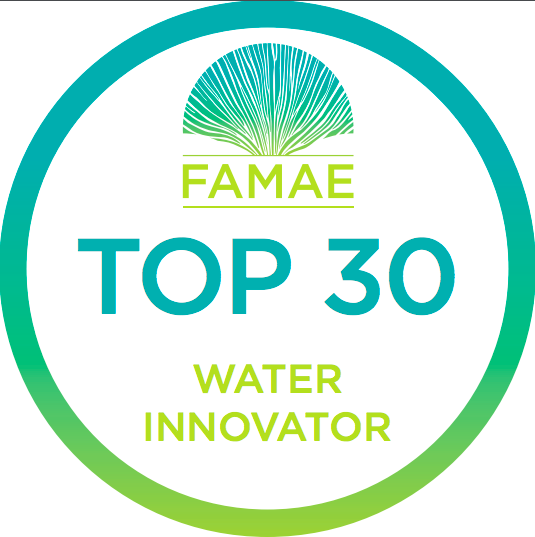 _eWATER's tweet photo. We are honoured to have been recognised as a Top 30 Water Innovator (out of 3,000 participants) for the 'Precious Water' @FamaeChallenge!

#FAMAE #EconomyForHumanity #water #innovation #SustainableDevelopment #SDG6 #WaterChallenge #WaterInnovator #ewaterpay https://t.co/5ZZERw9wY2