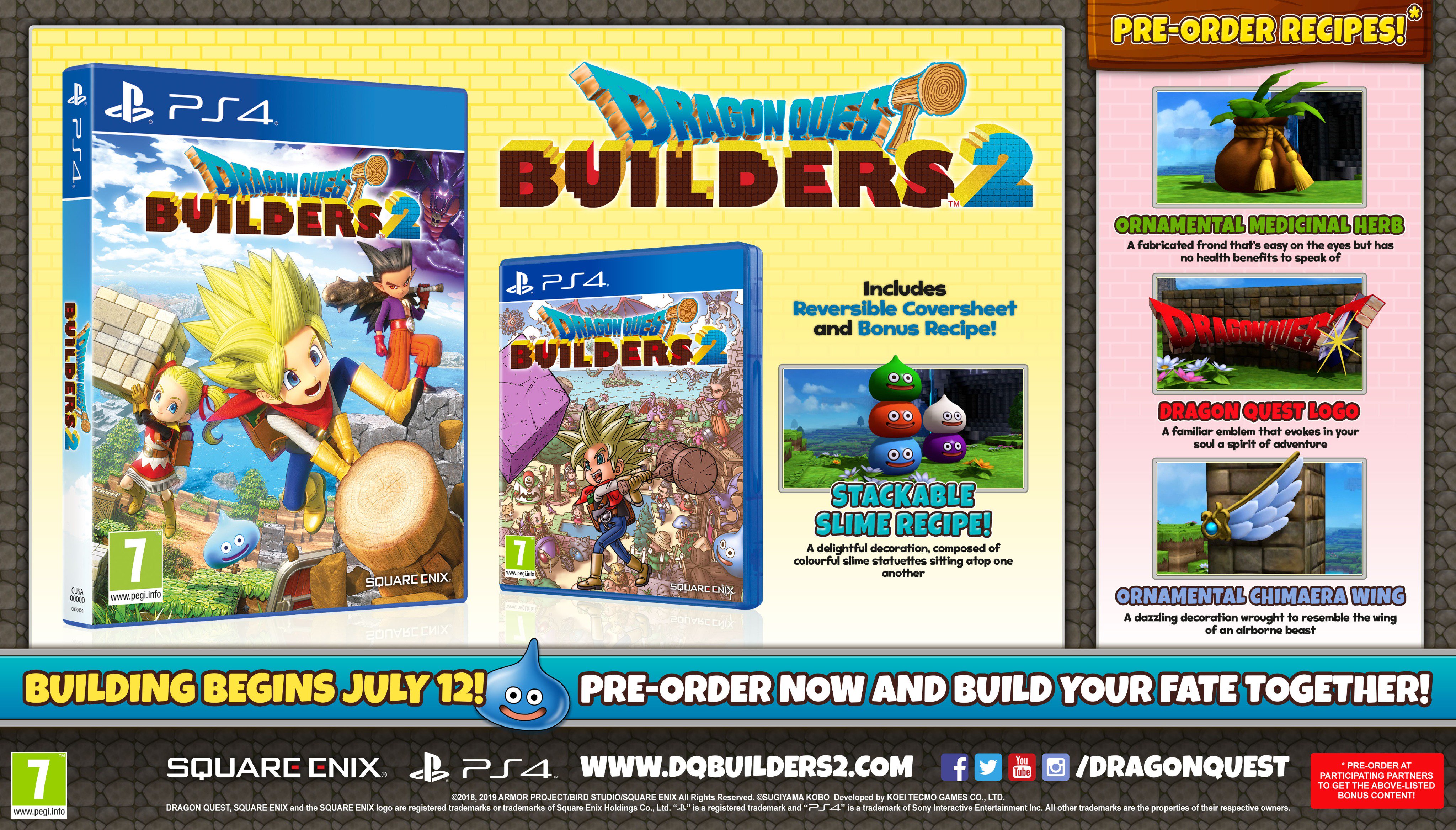 Jogo PS4 Dragon Quest Builders 2