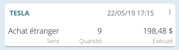 Ok, I couldn’t help it, the price is too good I looked everywhere and found some cash, so I bought some more  $TSLA shares  #BargainPrice