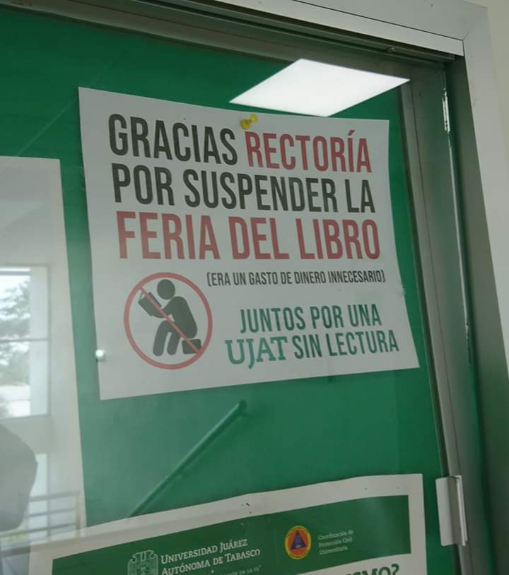 TrollTab_'s tweet photo. Mientras tanto, en la UJAT. https://t.co/2WEB32qpU5