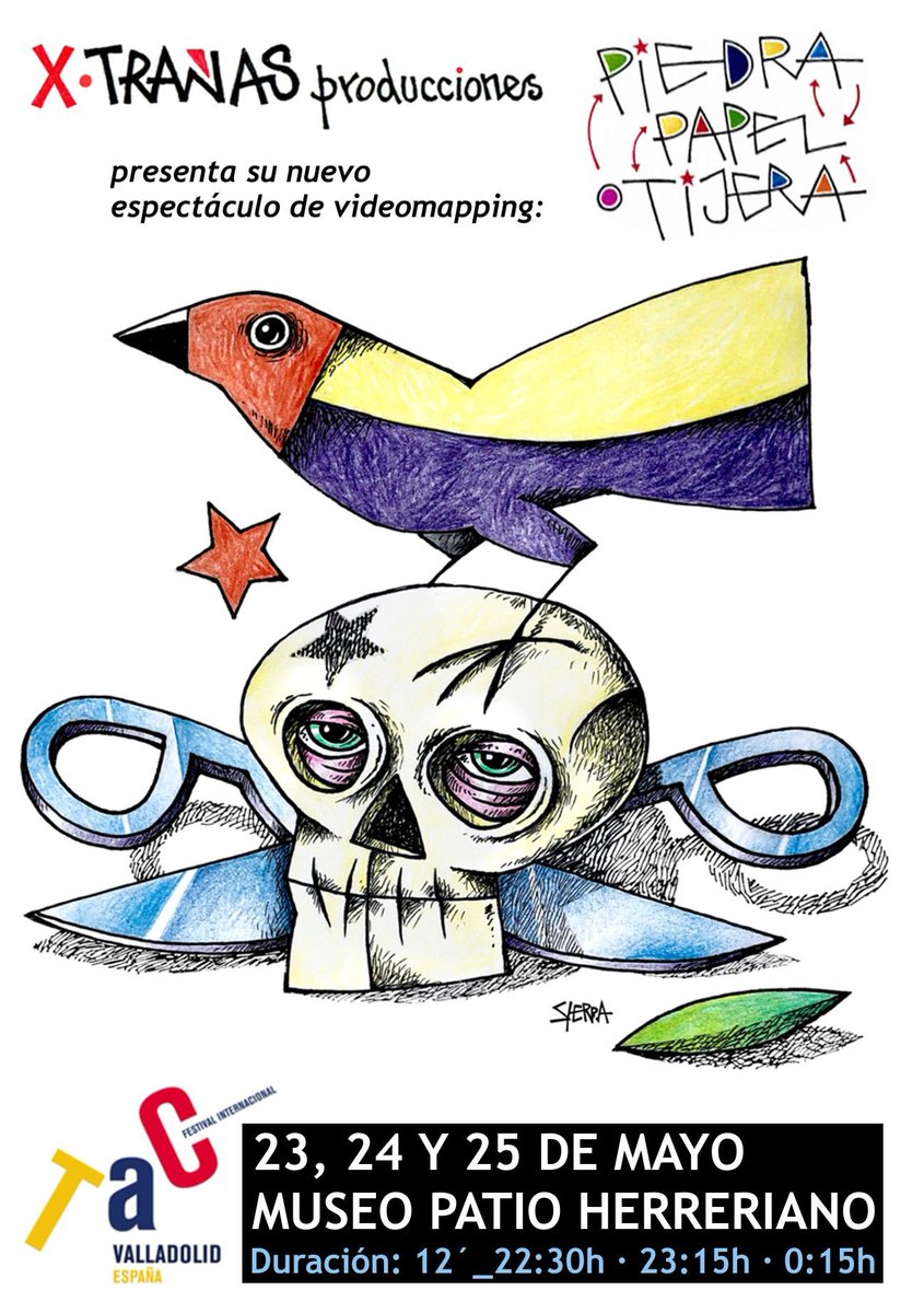 xtranasproducciones (@xtranas) on Twitter photo jueves 23 #EstrenoAbsoluto de nuestro último espectáculo #Videomapping para Festival Internacional de Teatro y Artes de Calle #Valladolid. No queremos ser pesados, si no puedes ese día, tienes 6 oportunidades más, #AhíEsNá! <a href="/tacVLL/">TAC Valladolid</a> jueves 23 #EstrenoAbsoluto de nuestro último espectáculo #Videomapping para Festival Internacional de Teatro y Artes de Calle #Valladolid. No queremos ser pesados, si no puedes ese día, tienes 6 oportunidades más, #AhíEsNá! <a href="/tacVLL/">TAC Valladolid</a>
