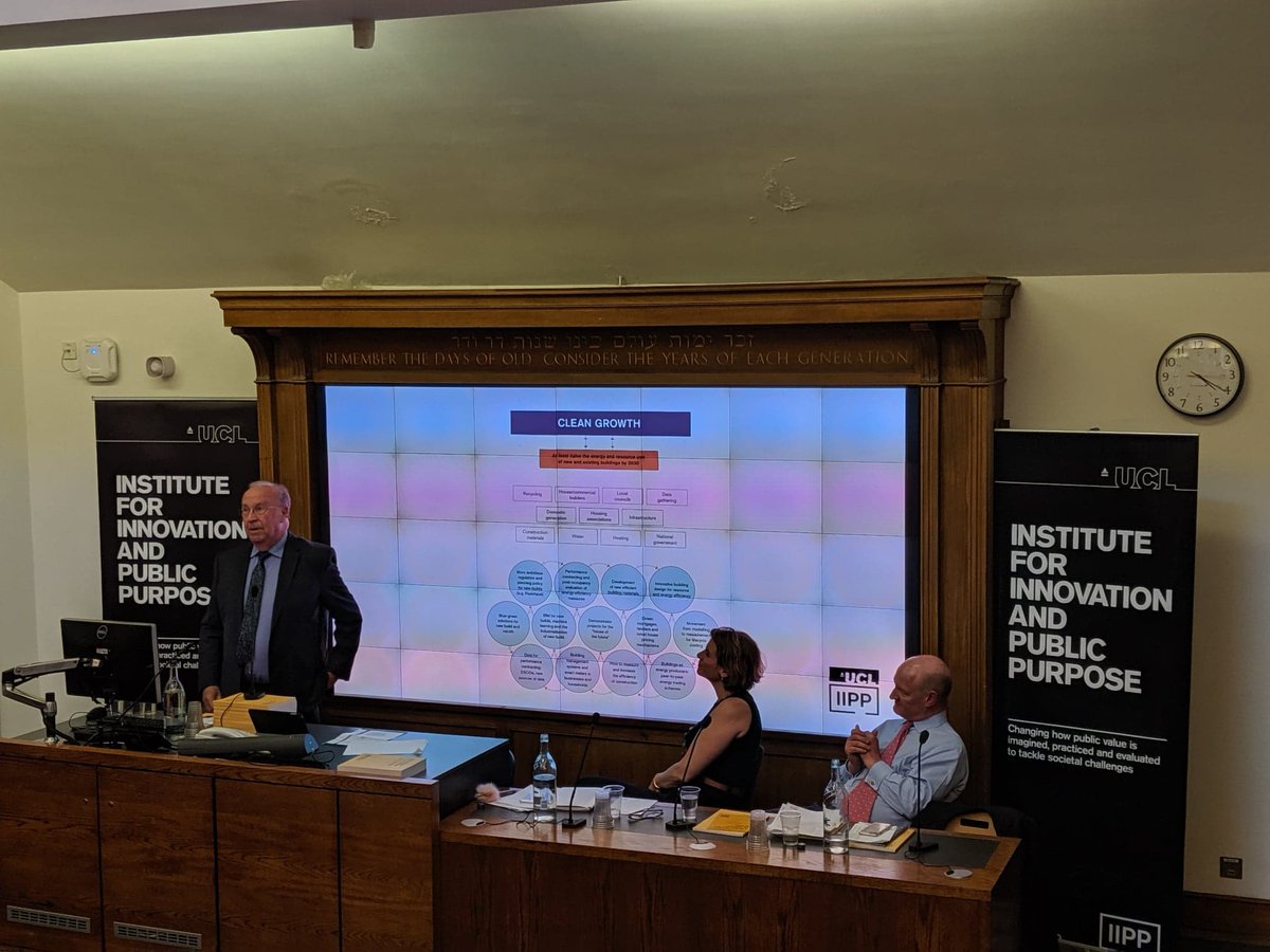 #MOIIS Commissioner <a href="/bscprof45/">brian collins</a> talks about the Clean Growth Grand Challenge: Supply side of clean growth is actually in good shape, the demand side isn't. We need to change the demand and the way we use energy domestically. ucl.ac.uk/bartlett/publi… #MissionInnovation