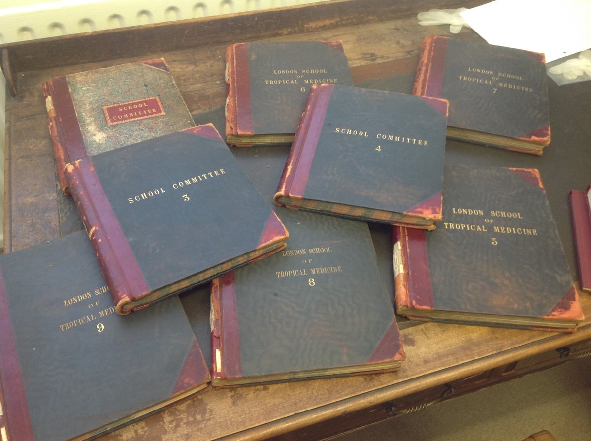 Blog post announcing the loan of nine volumes of London School of Tropical Medicine committee minutes, thanks to the Seafarer's Hospital Society <a href="/seahospital/">Seafarers Hospital Society</a>  bit.ly/2ErwD4D