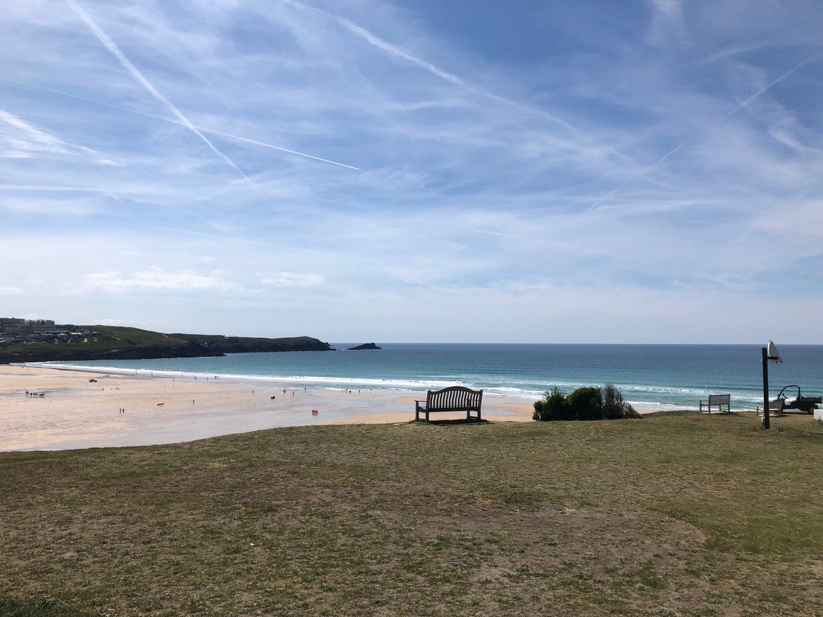 simonamurley's tweet photo. @MicrocommsPS visiting @HeadlandHotel new Spa development and then a walk to @Rick_Stein Fistral for a Nasi goreng - great view and food!! https://t.co/YtszDQqehJ