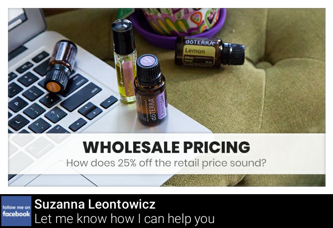 SLeontowicz's tweet photo. Get 25% off all future dōTERRA orders by becoming a #WellnessAdvocate! https://t.co/QuKYbpbz4n