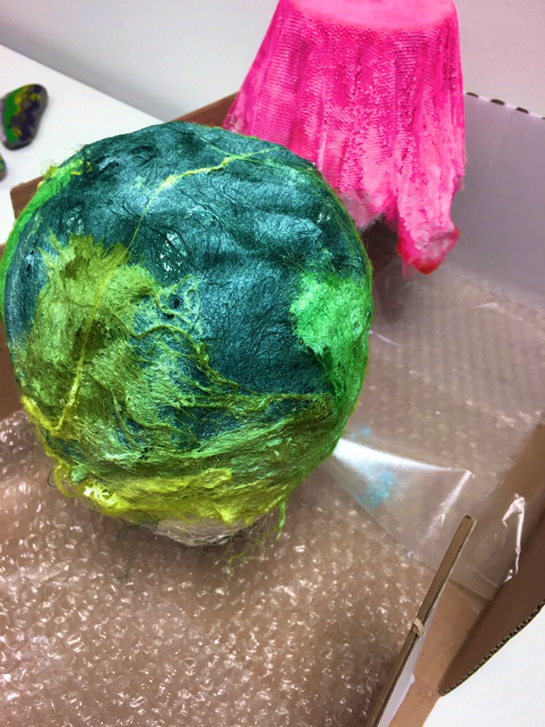 ToriaK_75's tweet photo. Learners getting ready for #100daysofsculpture @YSI_2019 with their take on sculptural textiles @LeedsArtGallery with @EastStreetArts https://t.co/CBbLCSDU6s