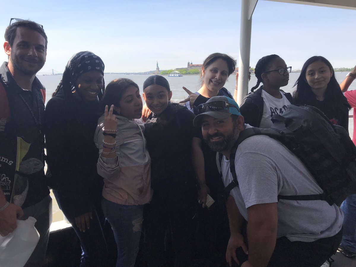 Dr.MLK Jr. Middle School 8th grades headed to Ellis Island and the Staue if Liberty. Thank you AP BOE and Superintendent Gray for this opportunity to #makeitrelevant #livinghistory #enhancinghistory <a href="/Asbury_ParkSD/">Asbury Park Schools</a> @APSuperGray <a href="/Gerbs10/">Mark Gerbino</a> <a href="/jackiephilhower/">Jackie Philhower</a> <a href="/LucyAnna6485/">Lucy C.</a> @nhayes93