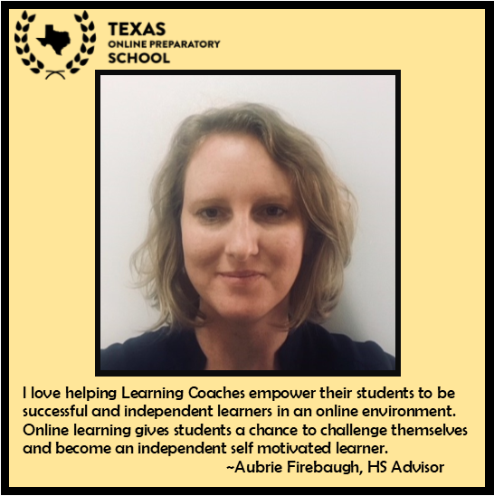 Aubrie Firebaugh is in the #TOPSlight! With many moments of pride in her students over the years, her fave is seeing a student who wanted to give up walk the graduation stage with a huge smile. Mrs. Firebaugh's best piece of wisdom to students is "Be the best you!" Thx, Mrs. F!