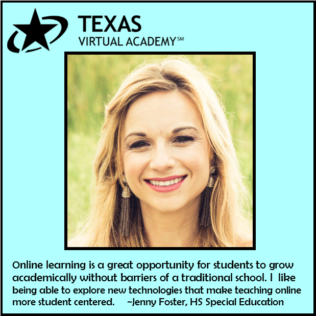 #TVAHpplause to Jenny Foster, HS Spec Education! 
Her favorite quote is, " Nobody who ever gave their best regretted it." (Geo. Halas) 
She would love to take students to a developing country to give them empathy &amp; a view to consider questions that could solve world problems.