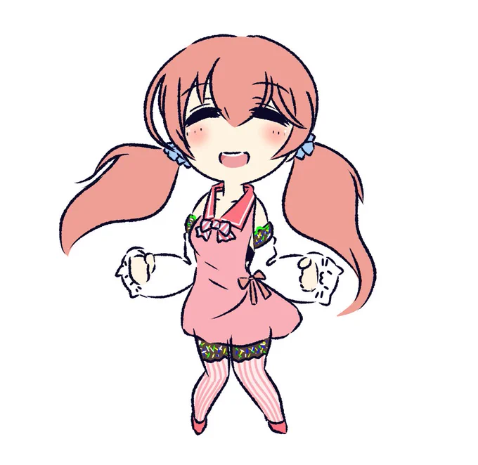 うまるちゃんの曲を歌ってるふーさんは可愛かったなぁ…。#アイドル部    #北上双葉  #ふたばあーと 
