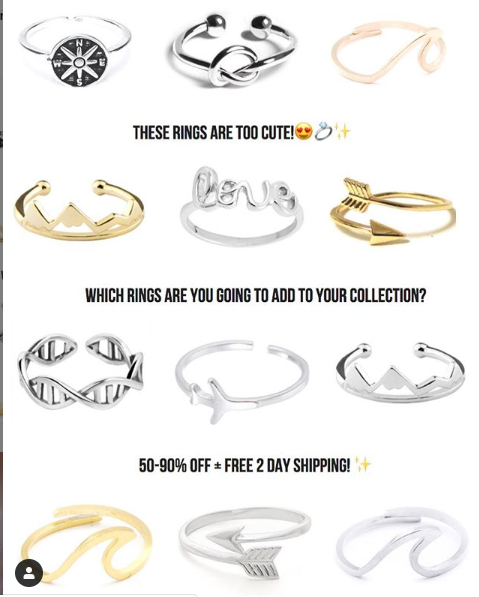 galaxylover1998's tweet photo. Ring sale! Everything has been restocked! Use my code "GAINEY20" at checkout for 20% off of ur order. Shop now!!
Like and comment your fav!! LINK BELOW!!
οΈhttps://t.co/koW0rKjMZ4
#alphaaccessories #ringsale #jewelry #ringsπ #fashion #fashiondaily #discount #giftideas #followο½e https://t.co/38QEtLuW71