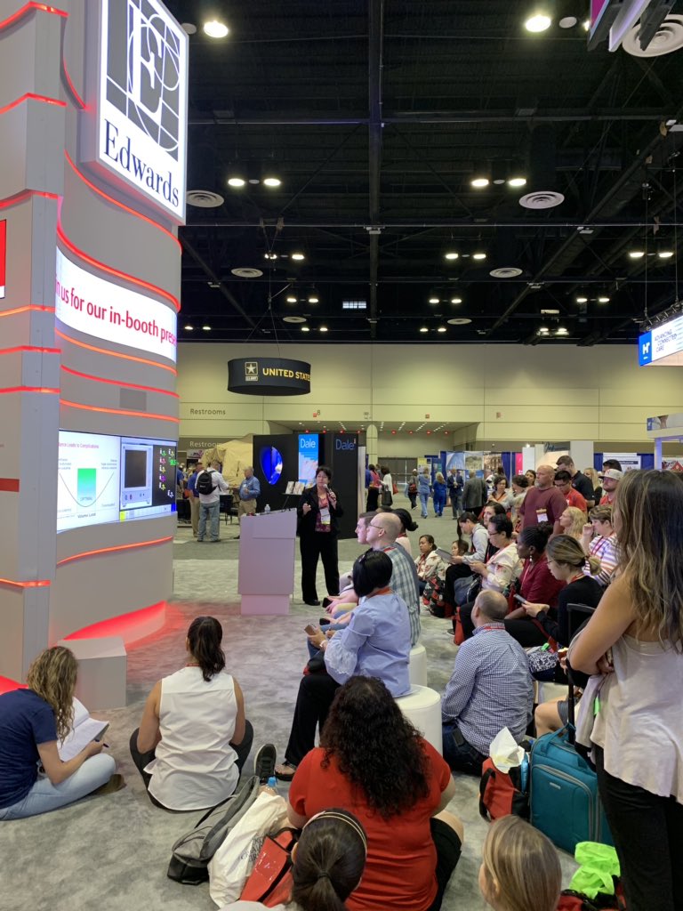 Lot’s of interested and engaged nurses! Thanks so much for all you do #NTI2019