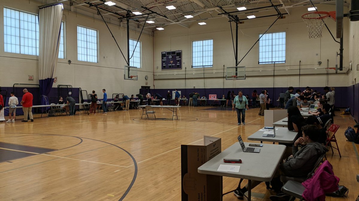 NewCanaanSTEM's tweet photo. AP Computer Science Principles students competing at the Mobile CSP Expo https://t.co/VXzH0XPkth