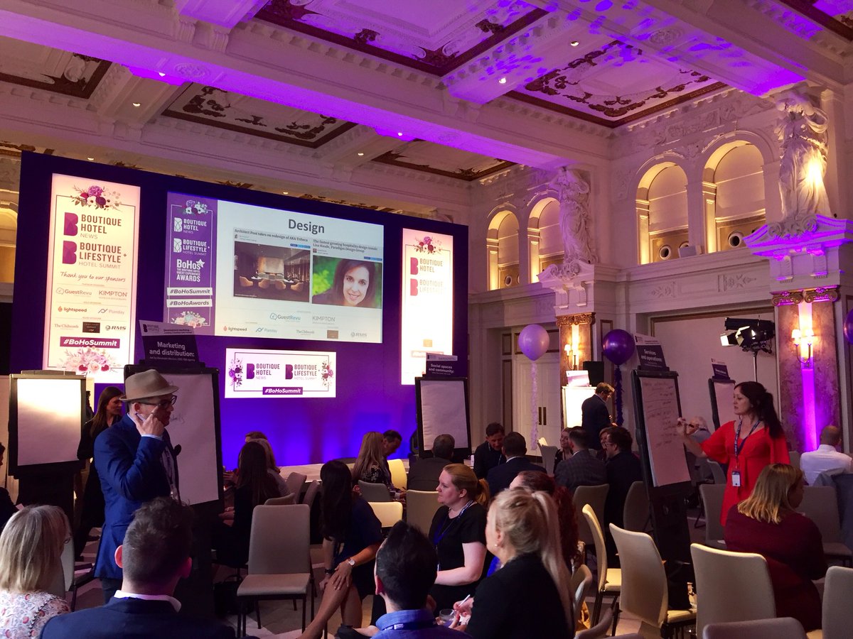 Planday's tweet photo. Our Field Marketing Manager Marie Ellis is currently leading the ‘Services & Operations’ session for the Development Workshop on ‘creating a boutique hotel concept’ at the #BoHoSummit
@me_ellis @BoHoNews #Planday https://t.co/VRUKvcPoL3